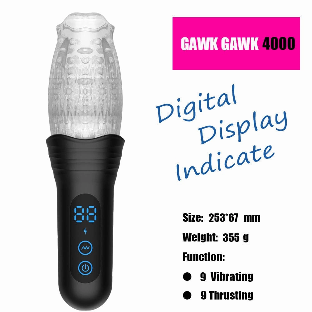 Lurevibe - Gawk Gawk 4000 Masturbator Electric Sex Toy Masturbator Cup