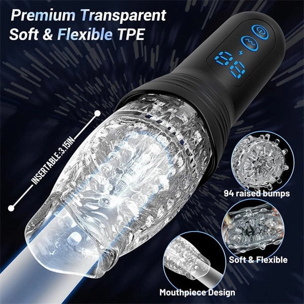 Lurevibe - Gawk Gawk 4000 Masturbator Electric Sex Toy Masturbator Cup