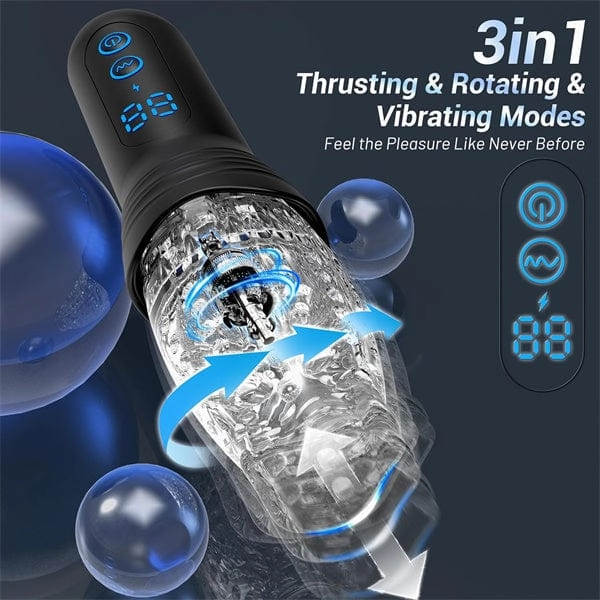Lurevibe - Gawk Gawk 4000 Masturbator Electric Sex Toy Masturbator Cup
