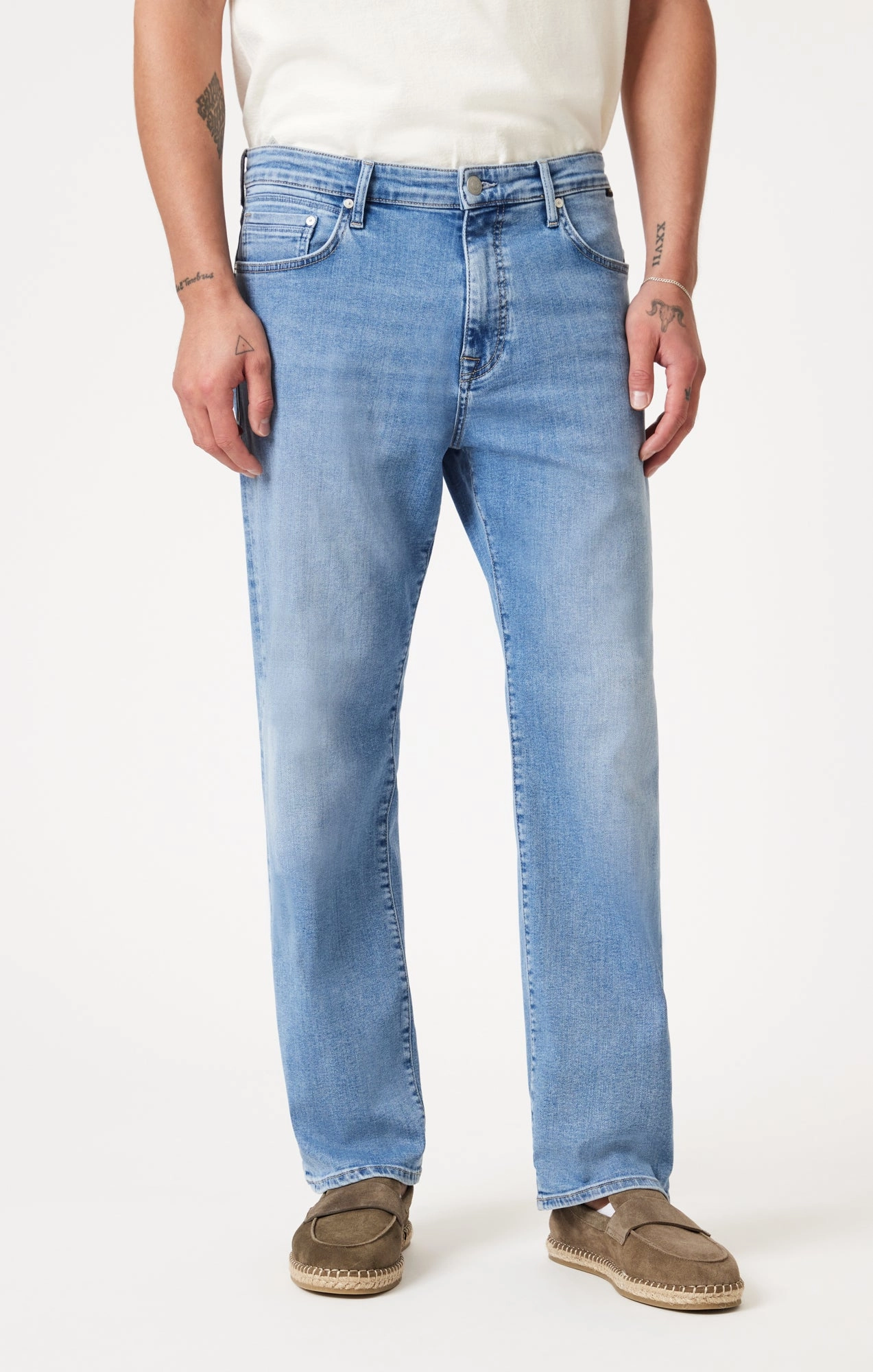 MARCEL LOOSE STRAIGHT LEG IN BLEACHED WILLIAMSBURG
