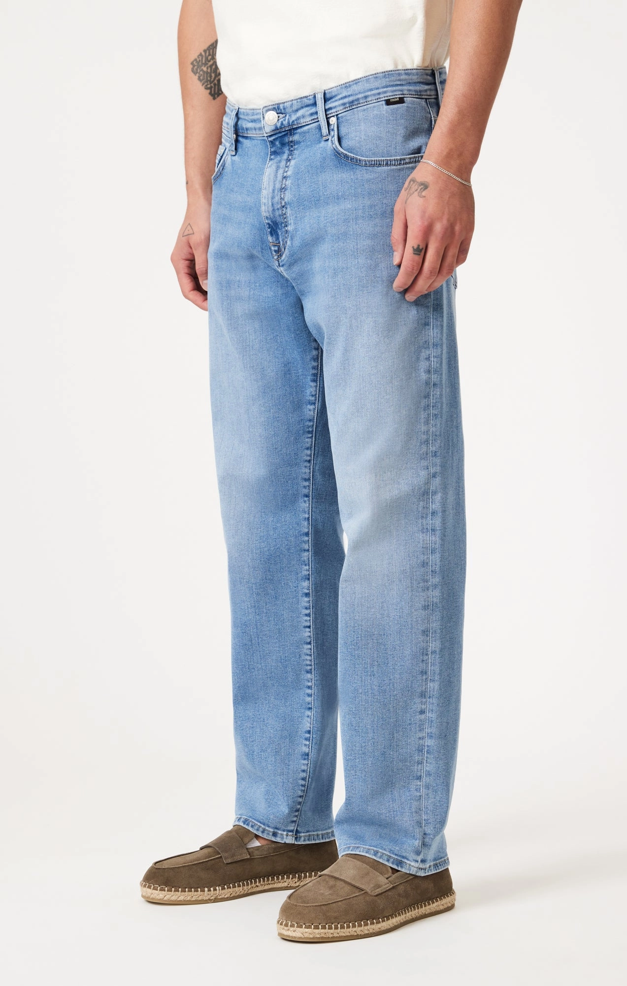 MARCEL LOOSE STRAIGHT LEG IN BLEACHED WILLIAMSBURG
