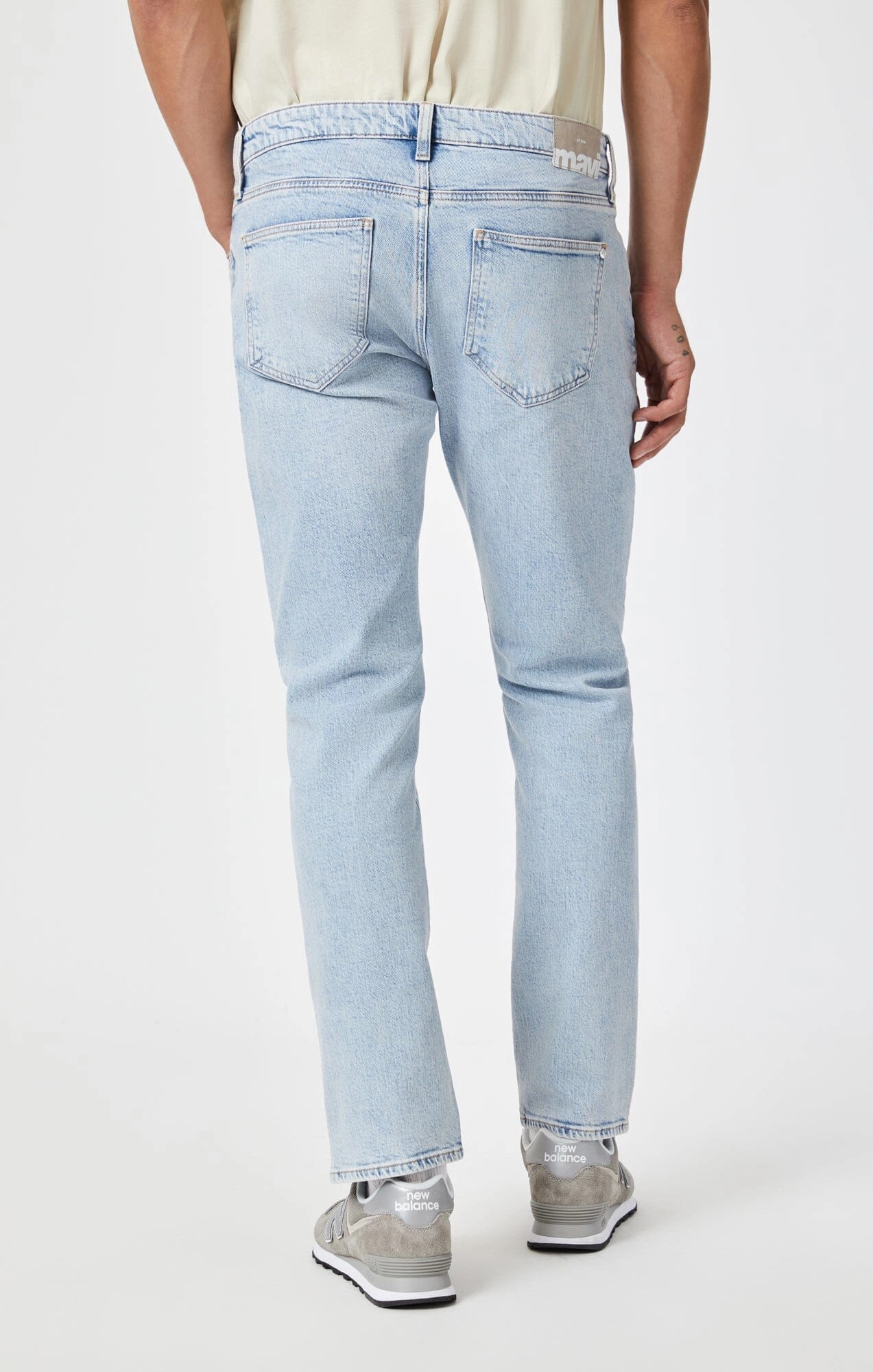MARCUS SLIM STRAIGHT LEG IN BLEACHED RECYCLED BLUE