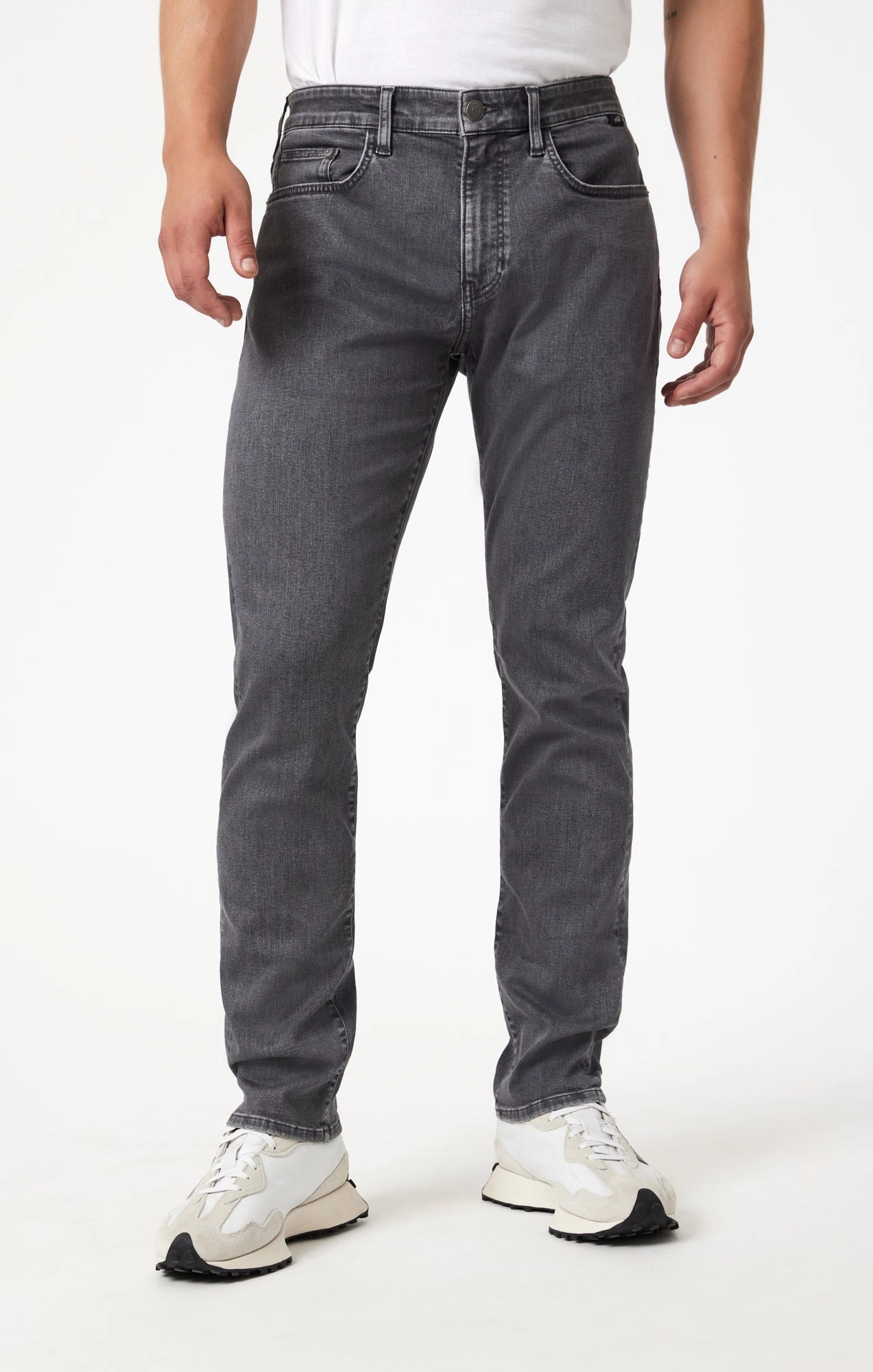 MARCUS SLIM STRAIGHT LEG IN LIGHT GREY SUPERMOVE