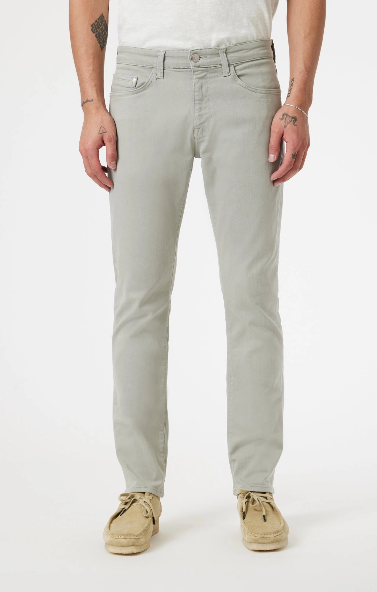 MARCUS SLIM STRAIGHT LEG IN LIGHT SAGE SUPERMOVE