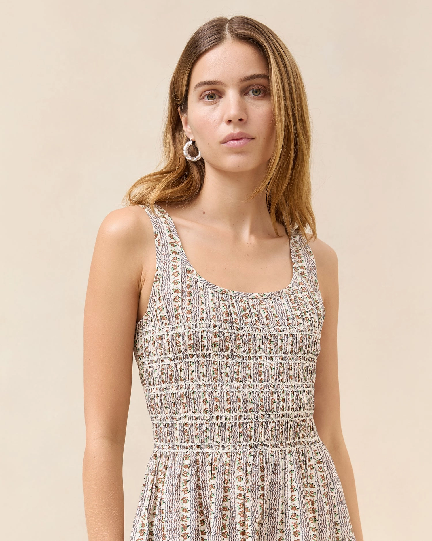 Melody Gathered Mini Dress