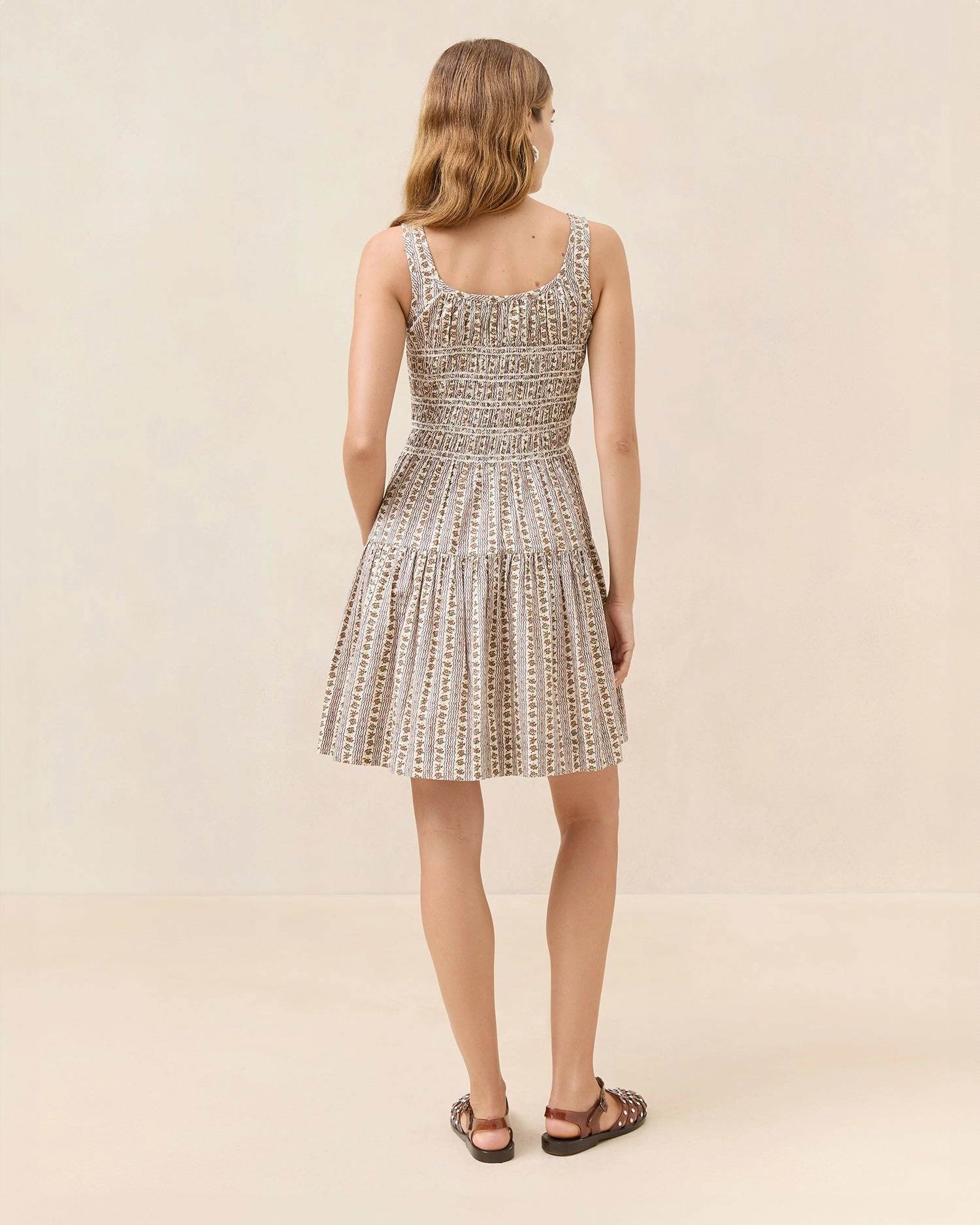 Melody Gathered Mini Dress