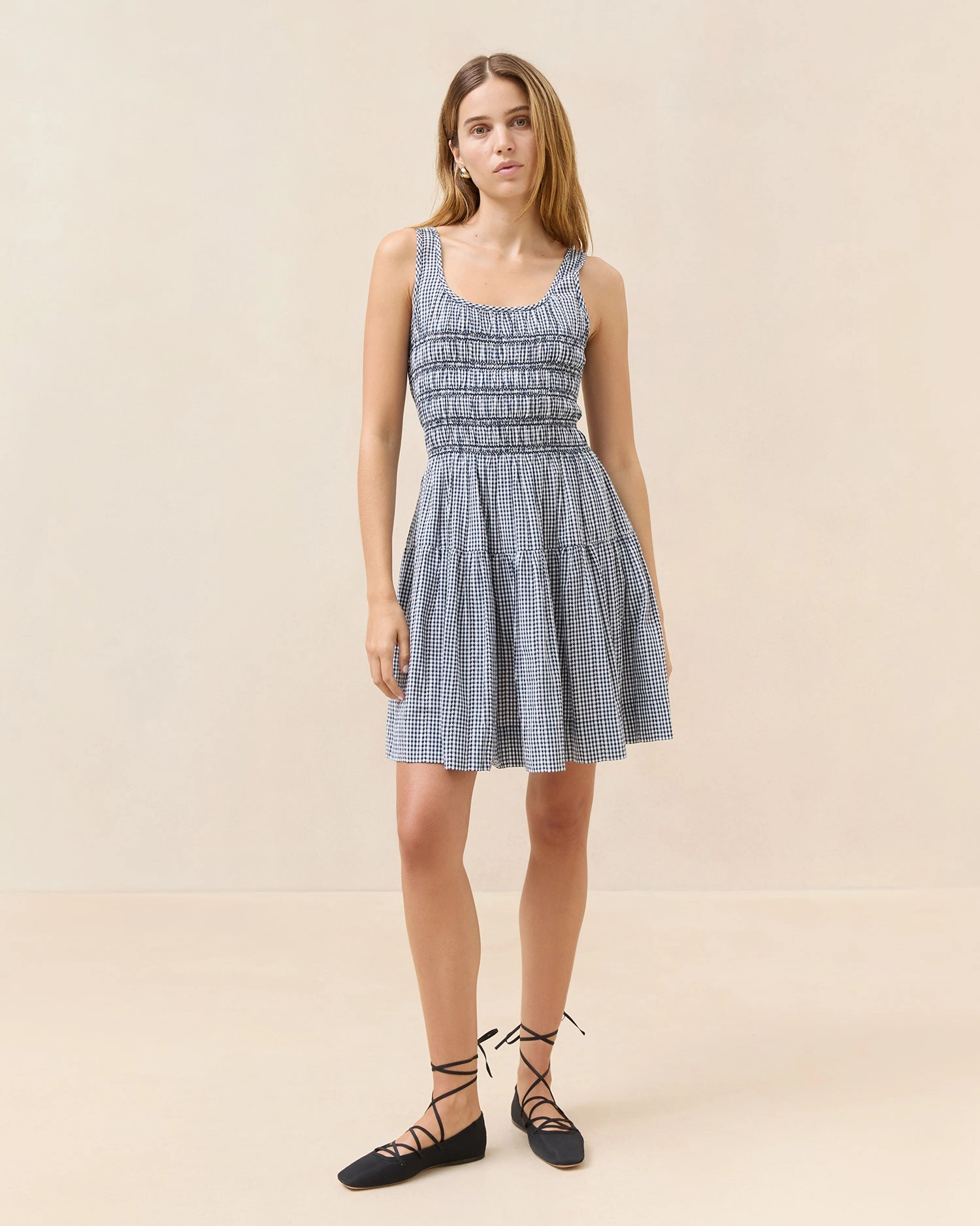 Melody Gathered Mini Dress