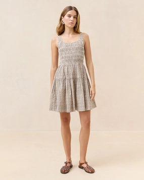 Melody Gathered Mini Dress