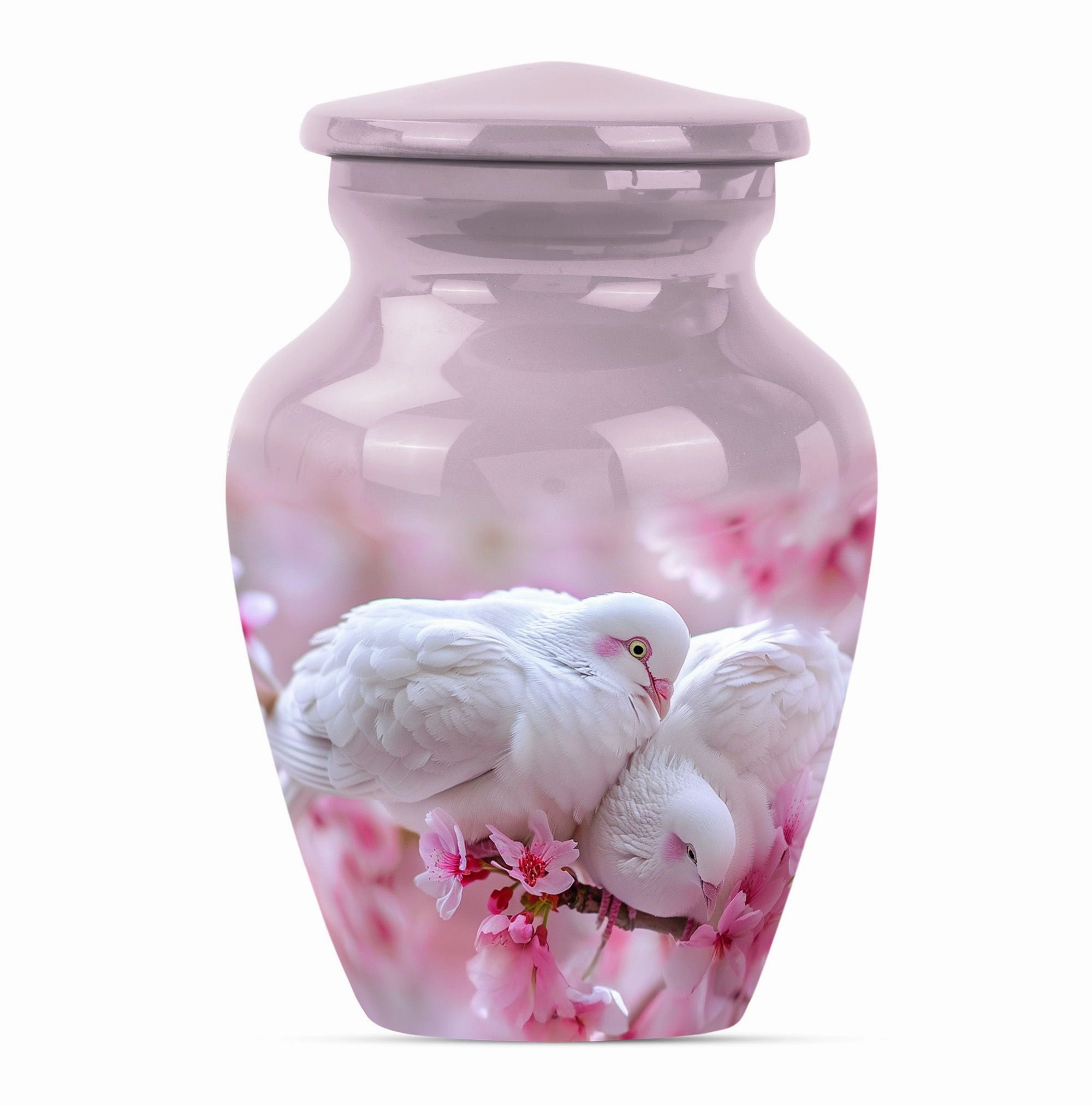Memorium Dove Urn - Purple Meadow, A Cherished Keepsake