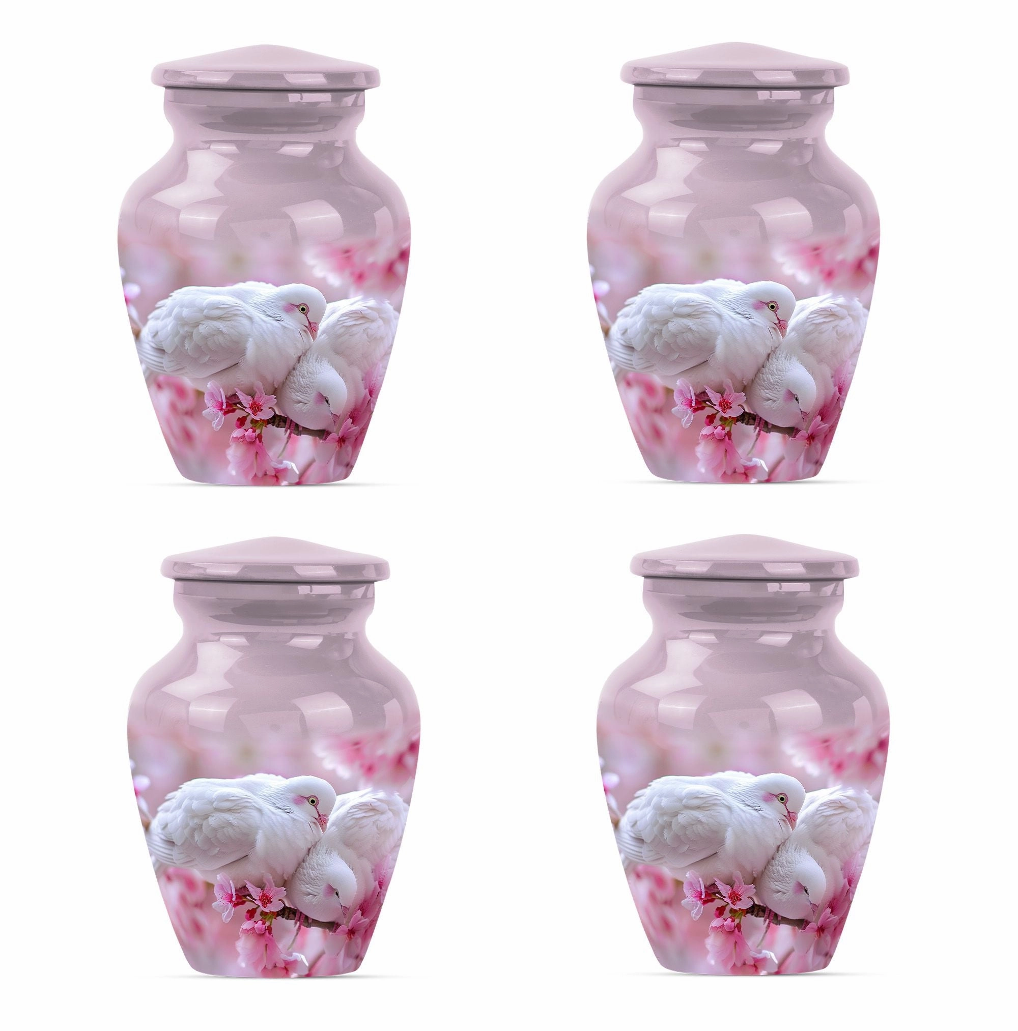 Memorium Dove Urn - Purple Meadow, A Cherished Keepsake