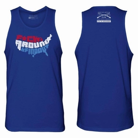 Men's F*ck Around and Find Out Tank - Royal