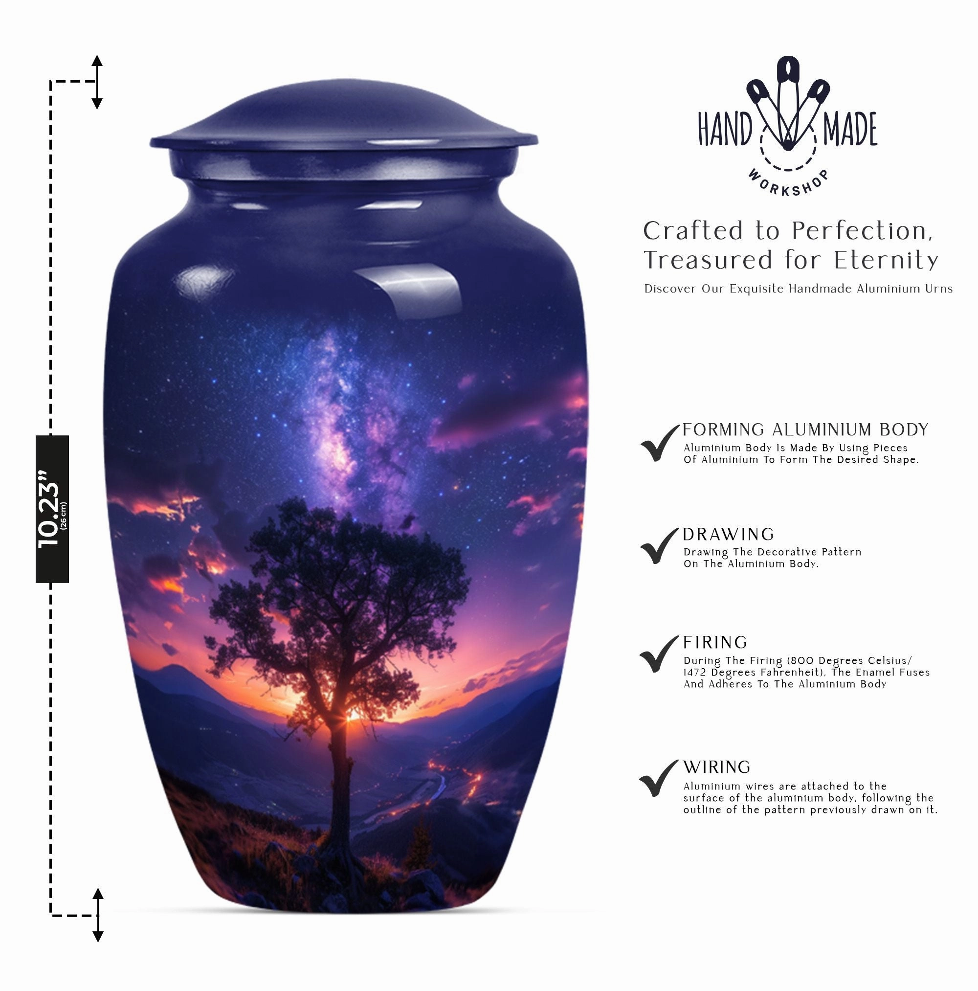 MilkyWay Memorial Urn: An Elegant Resting Place