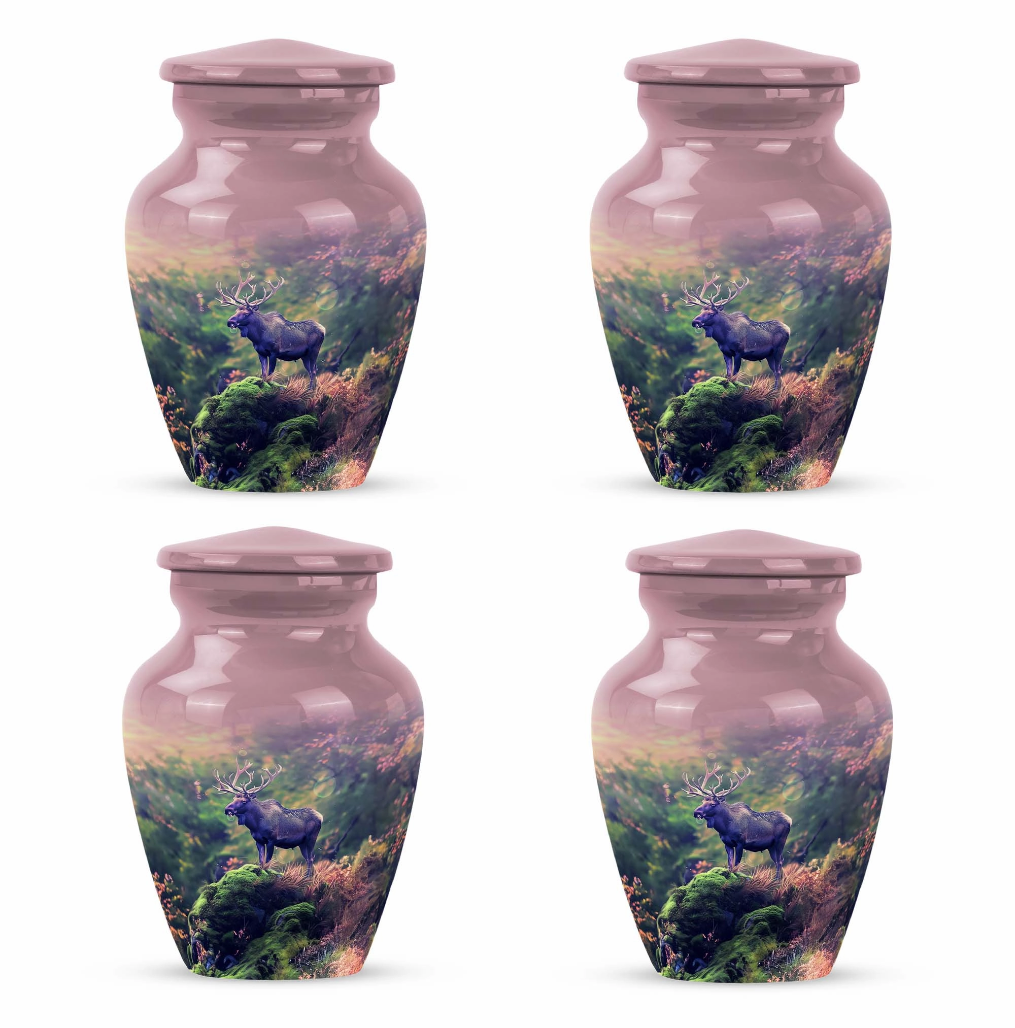 Moose Walking Memorial: Grandeur Cremation Urn for Human Ashes