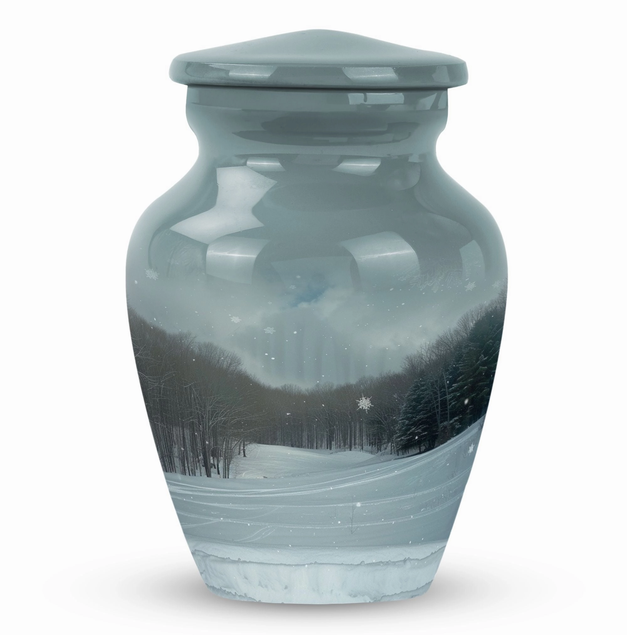 Mother's Snowflakes Sovereign Urn-  Resting Place for Ashes