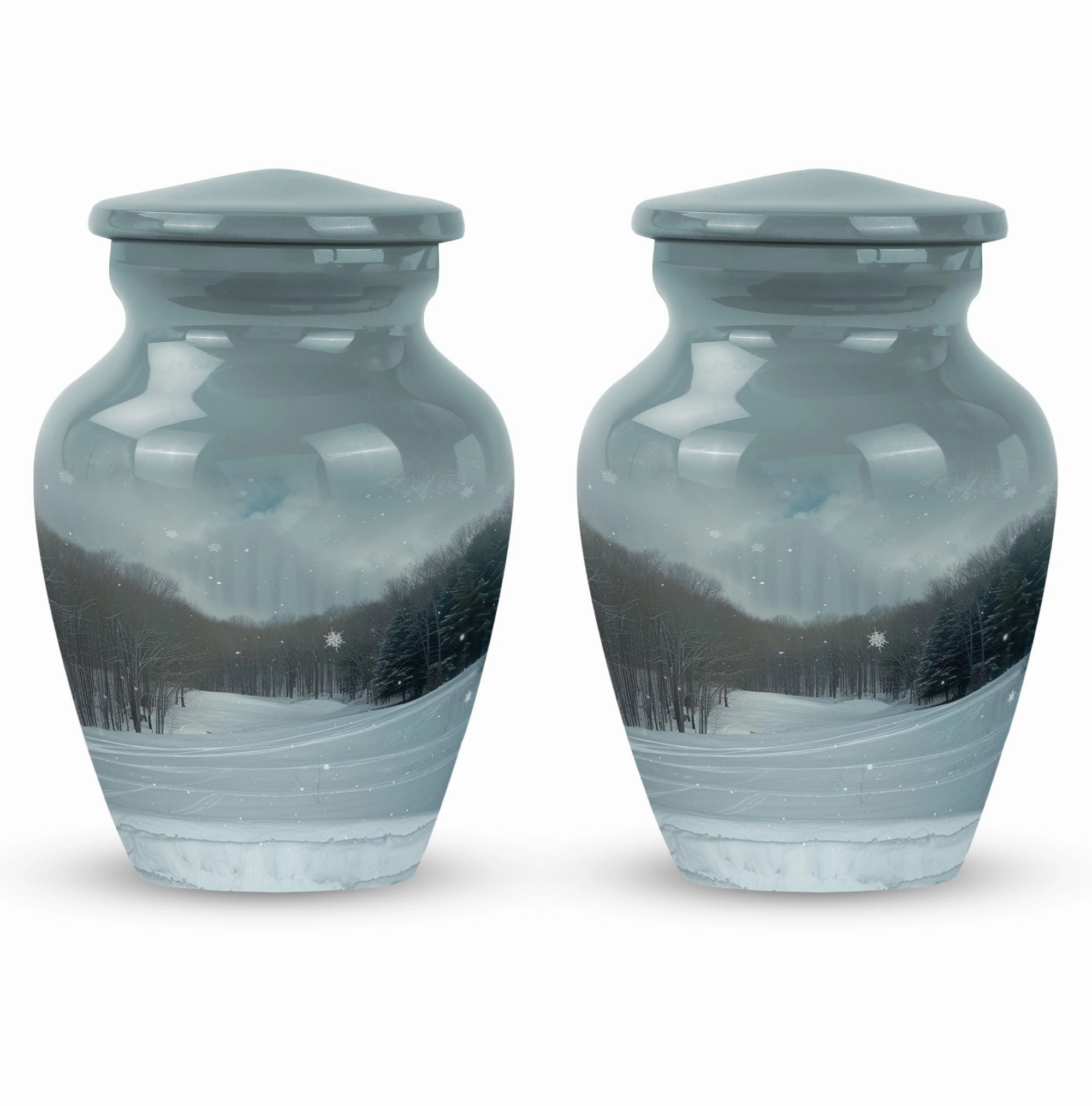 Mother's Snowflakes Sovereign Urn-  Resting Place for Ashes