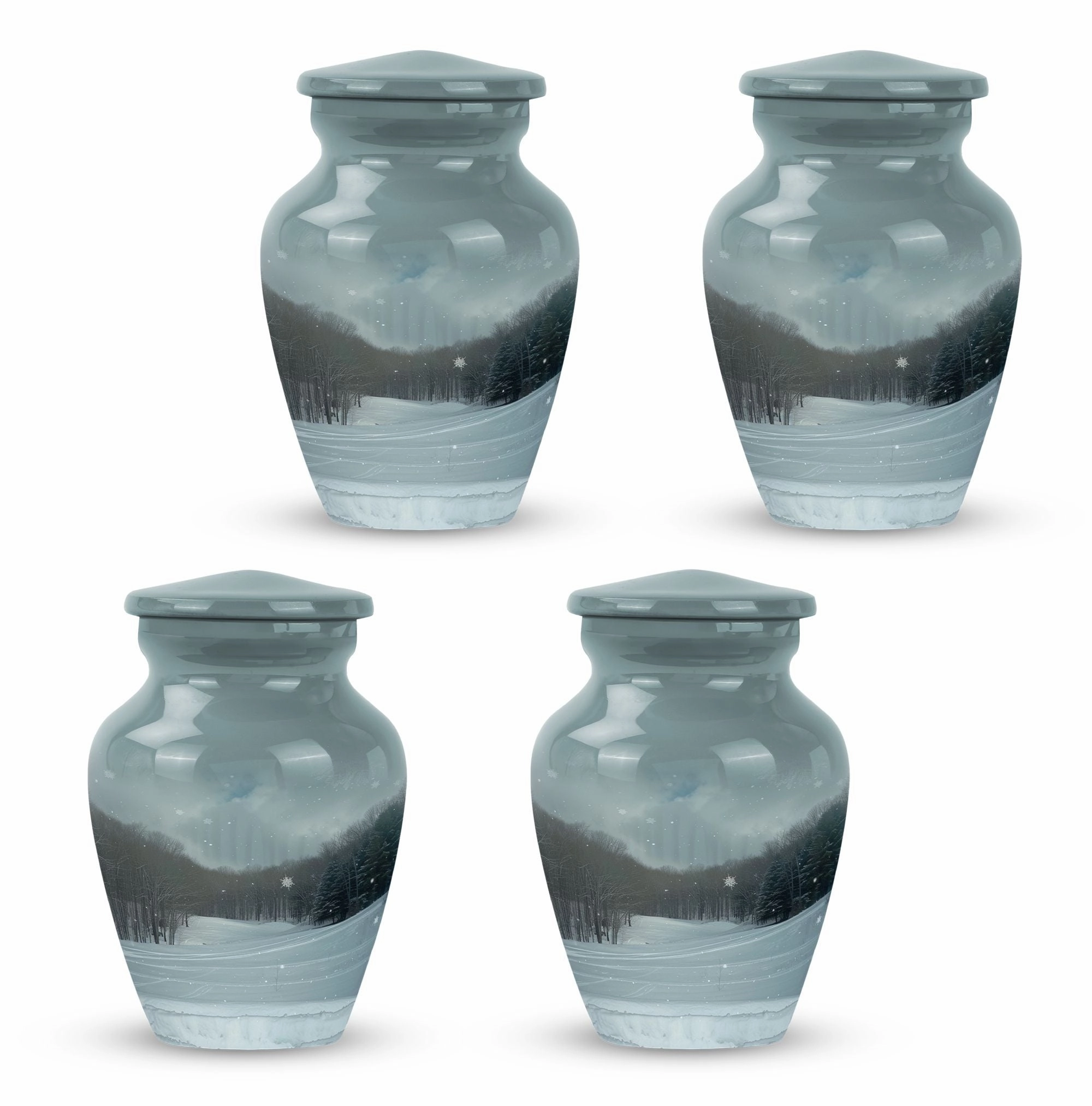 Mother's Snowflakes Sovereign Urn-  Resting Place for Ashes
