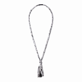 Neighborhood Jq Braid Necklace White  251MYNH-AC10