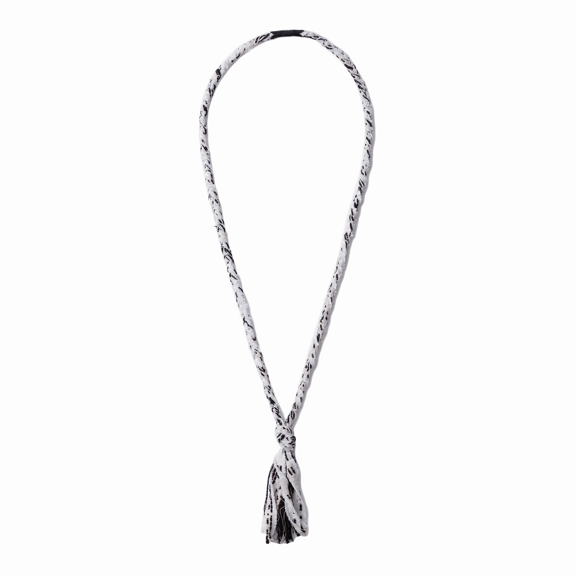 Neighborhood Jq Braid Necklace White  251MYNH-AC10