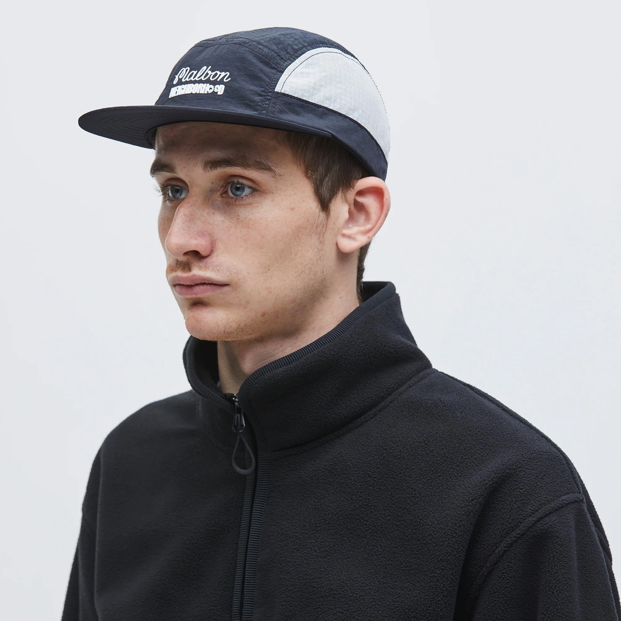 Neighborhood Nh X Malbon Golf Camper Hat Black  251HC54N-HT01