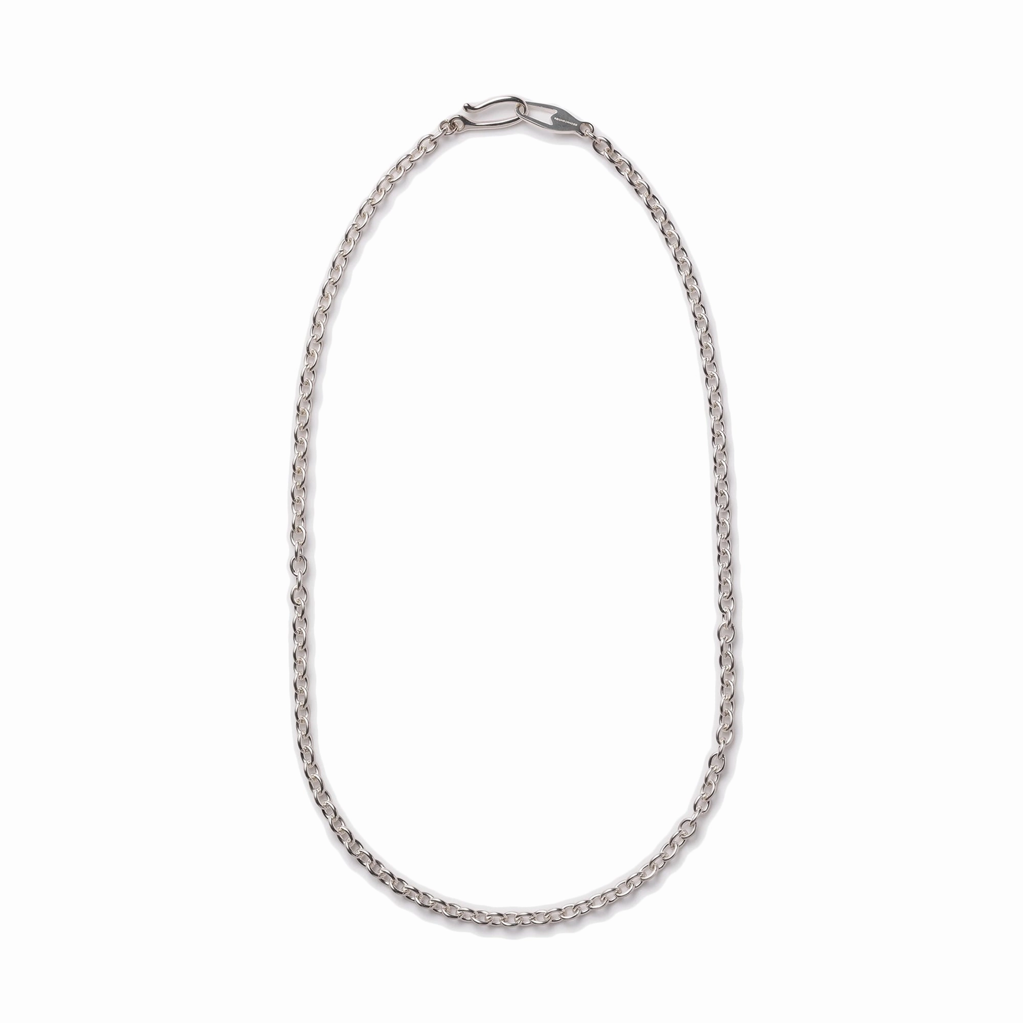 Neighborhood Silver Bold Chain Necklace Silver  251IVNH-AC04