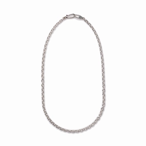 Neighborhood Silver Bold Chain Necklace Silver  251IVNH-AC04