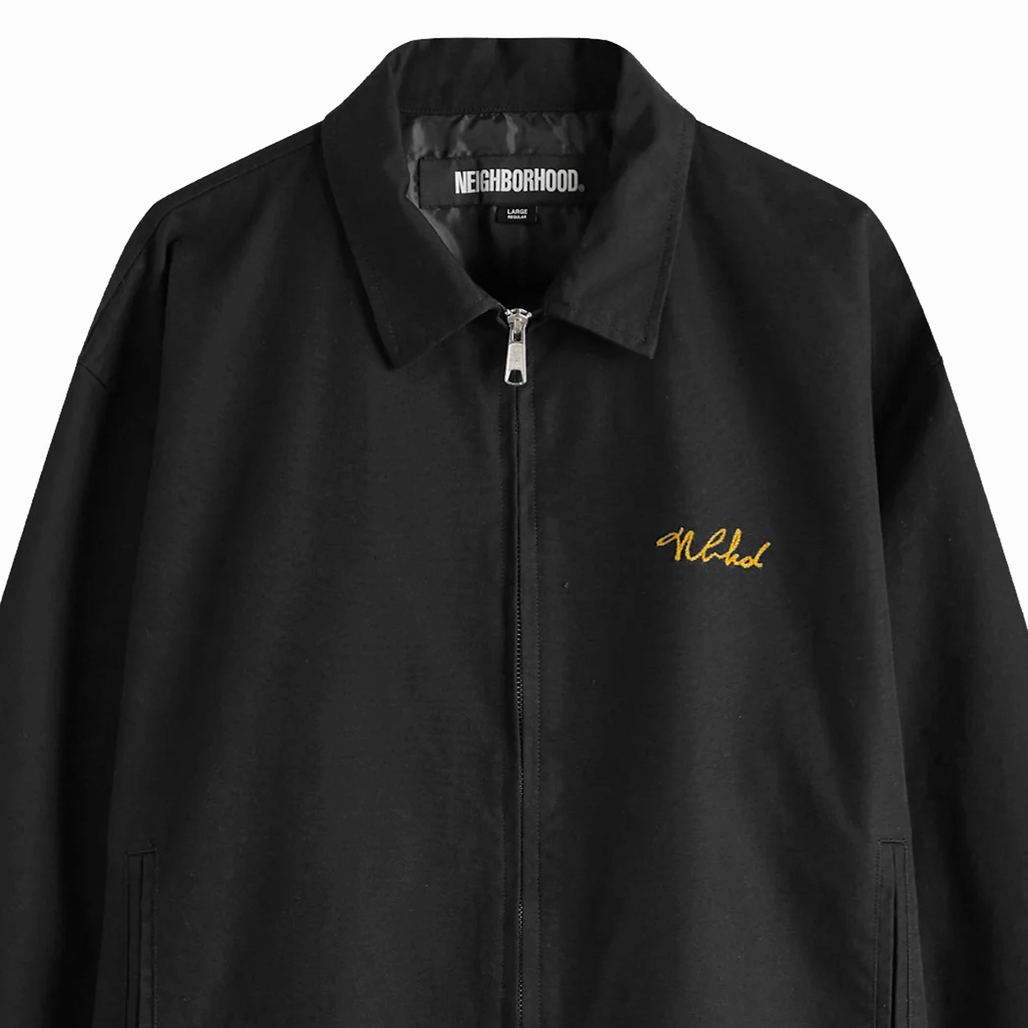 Neighborhood Zip Work Jacket Black