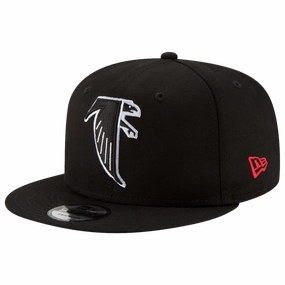 New Era Atlanta Falcons Throwback 9FIFTY Adjustable Snapback - BLACK