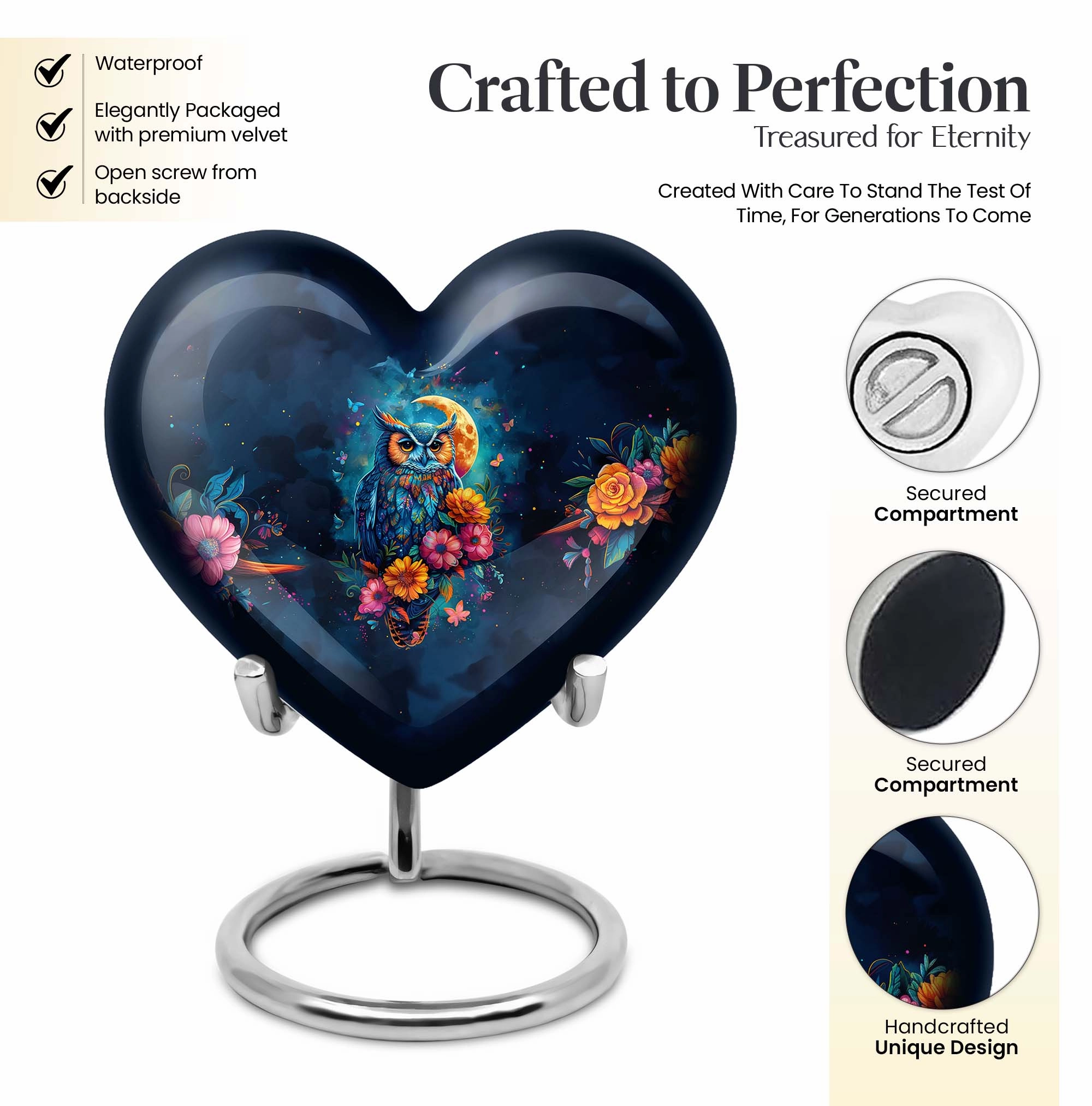 OwlMade EverLast: Conscientiously Crafted Cremation Urn To Honor & Remember Dad