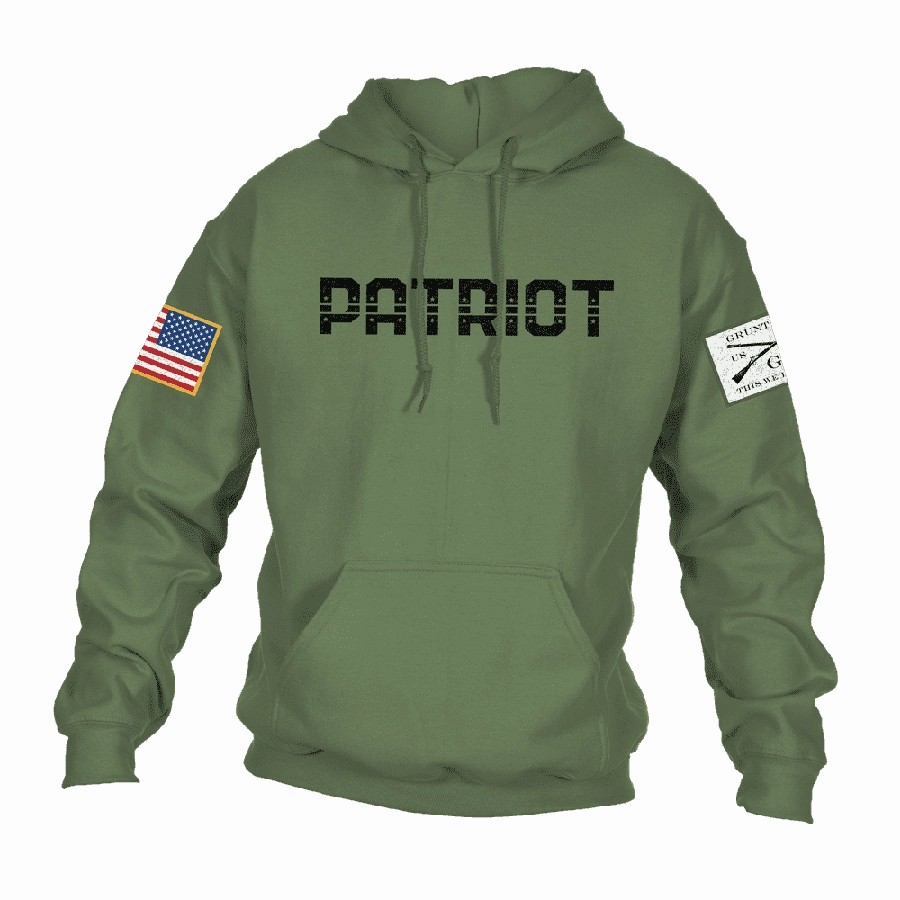 Patriot Hoodie - Military Green