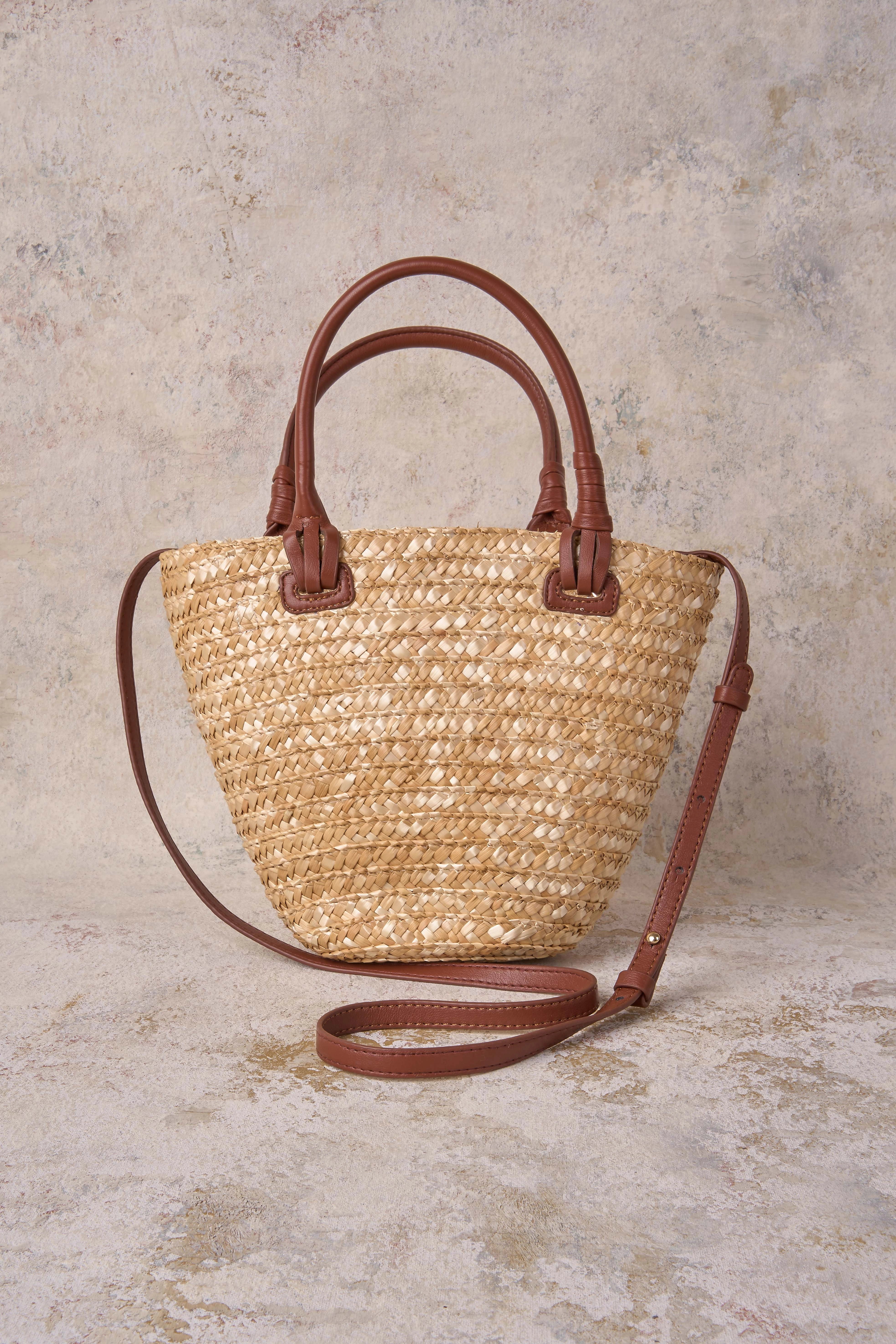 Petite Basket Bag - Natural