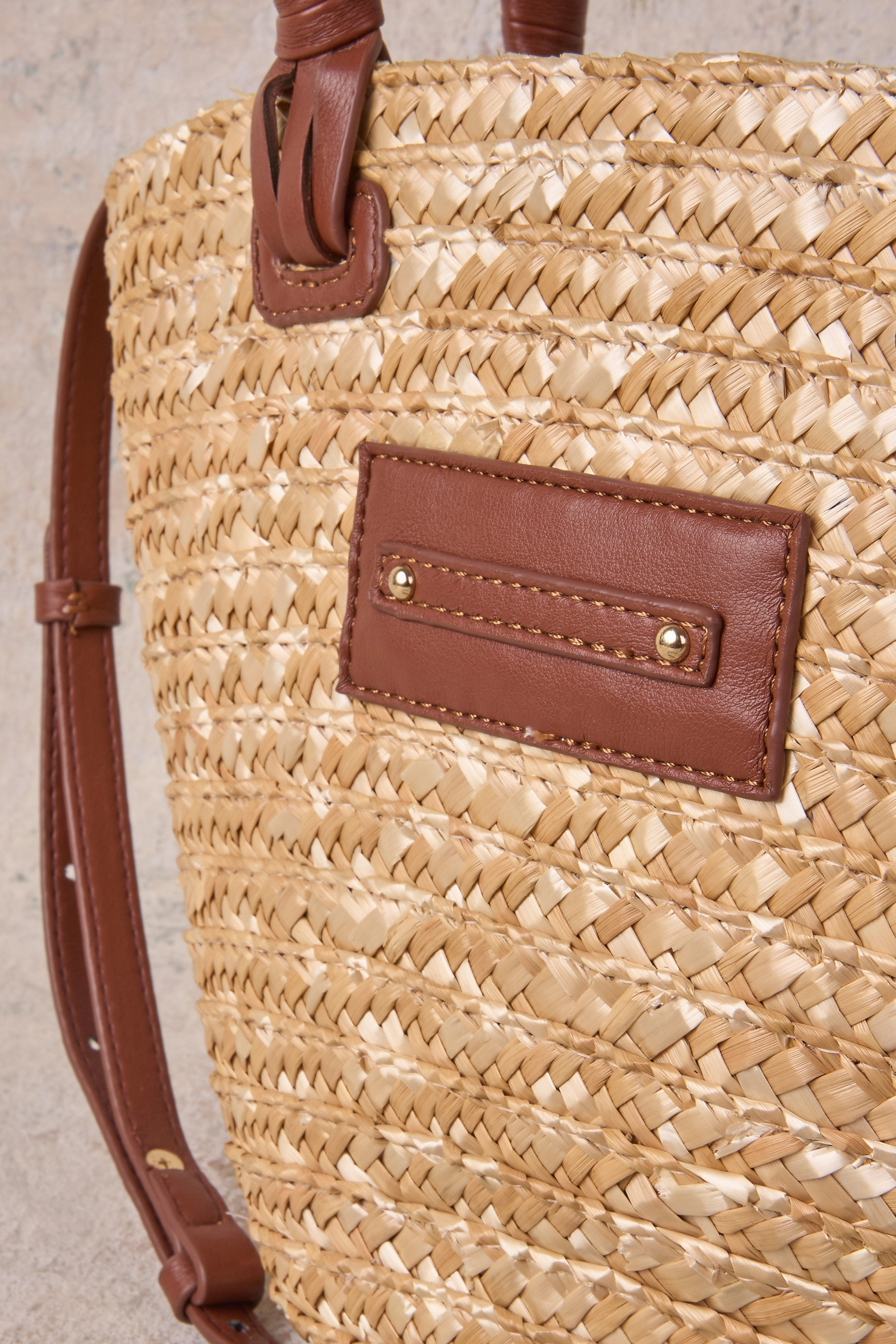 Petite Basket Bag - Natural
