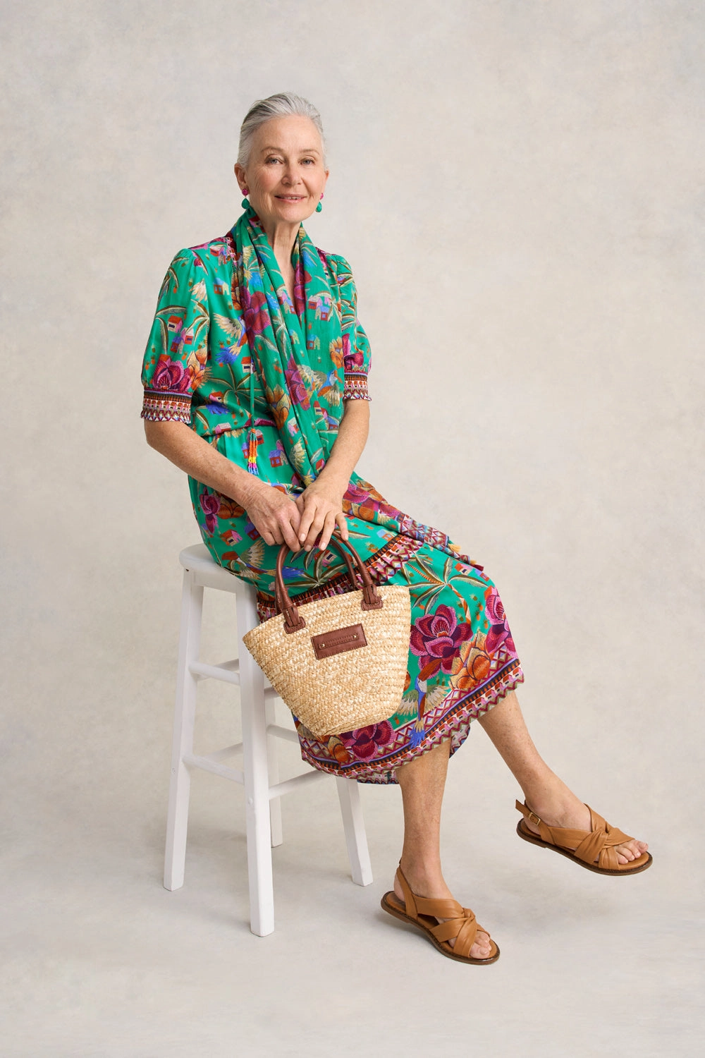 Petite Basket Bag - Natural