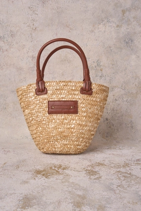 Petite Basket Bag - Natural