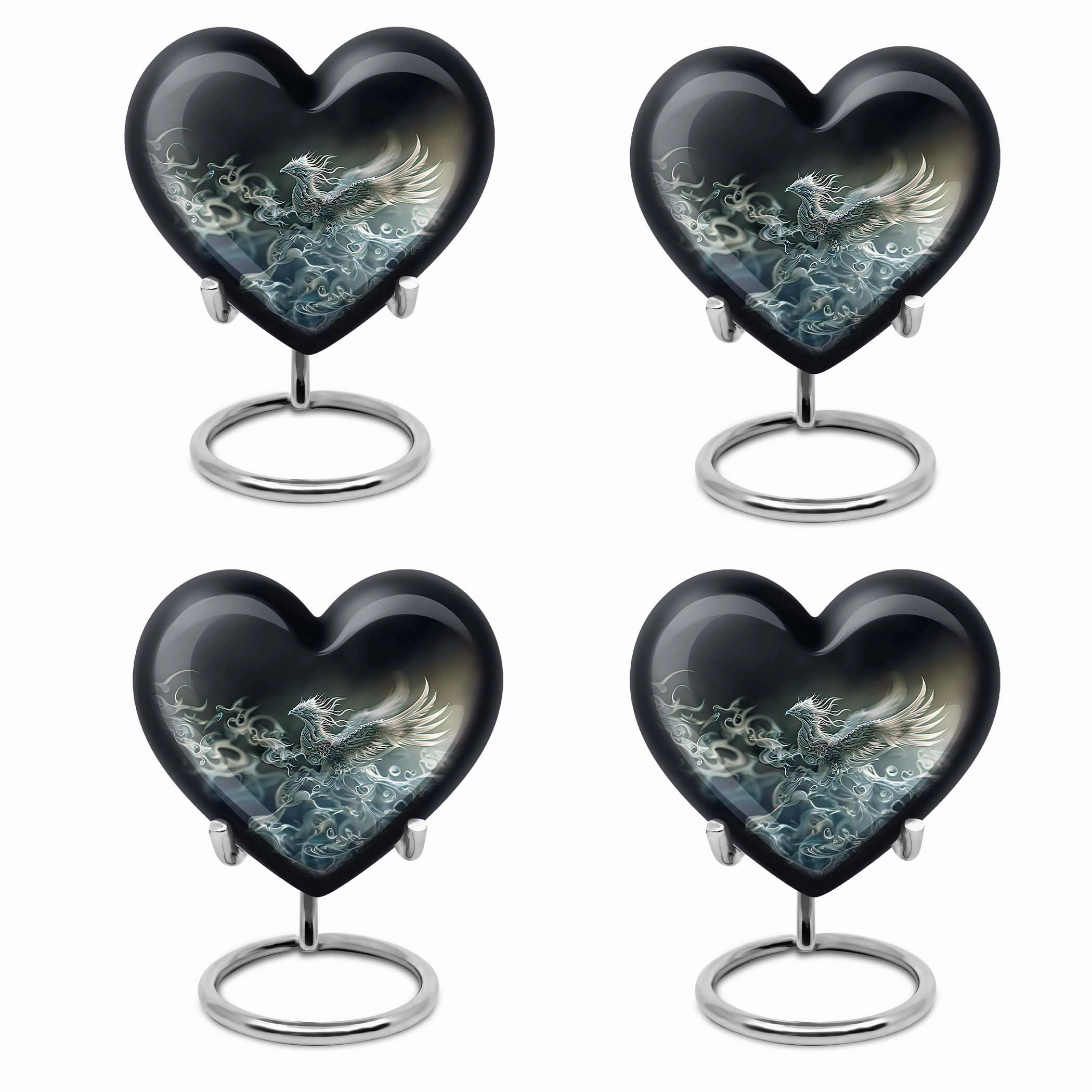 Phoenix Embrace: Cherished Dad Memorial Cremation Urn