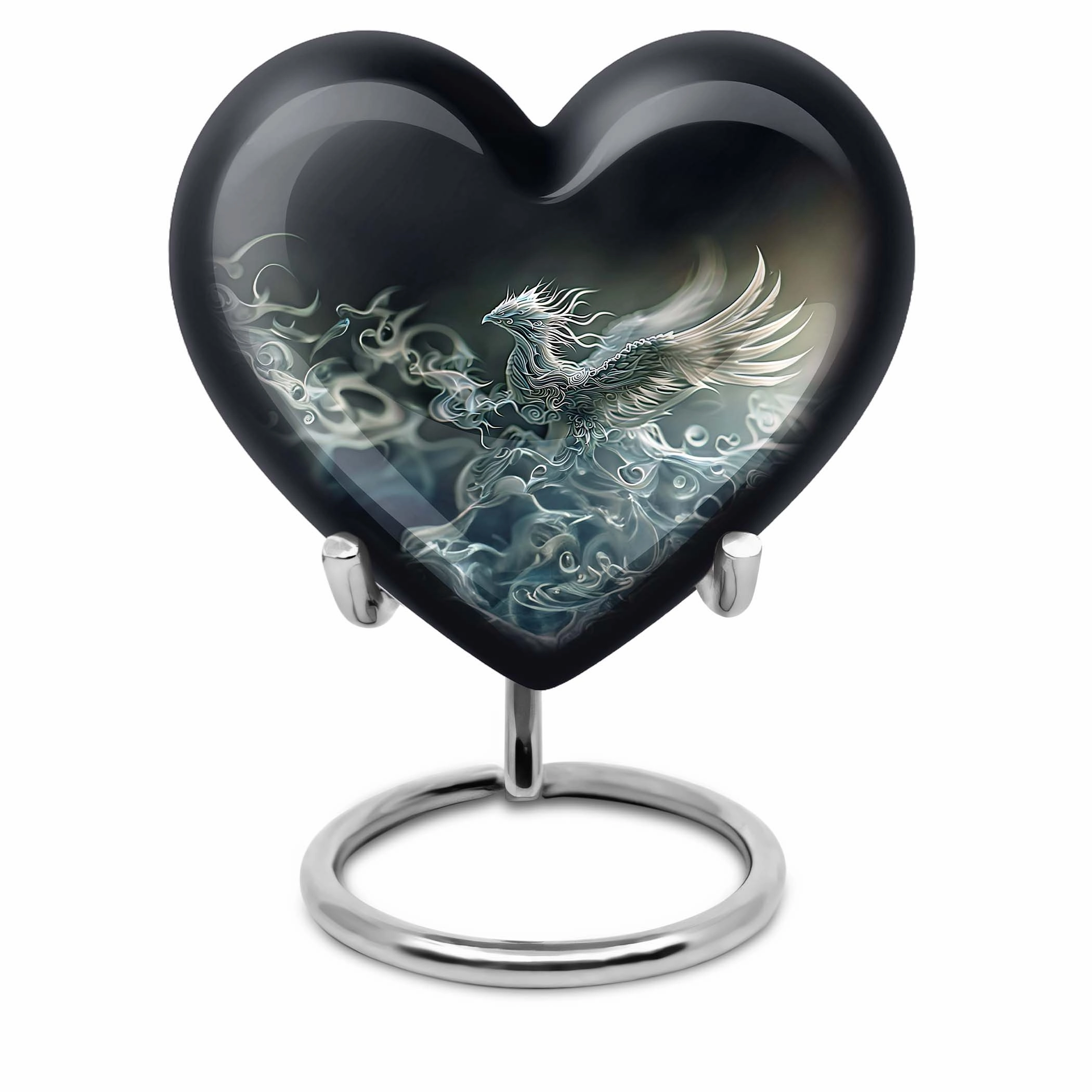 Phoenix Embrace: Cherished Dad Memorial Cremation Urn