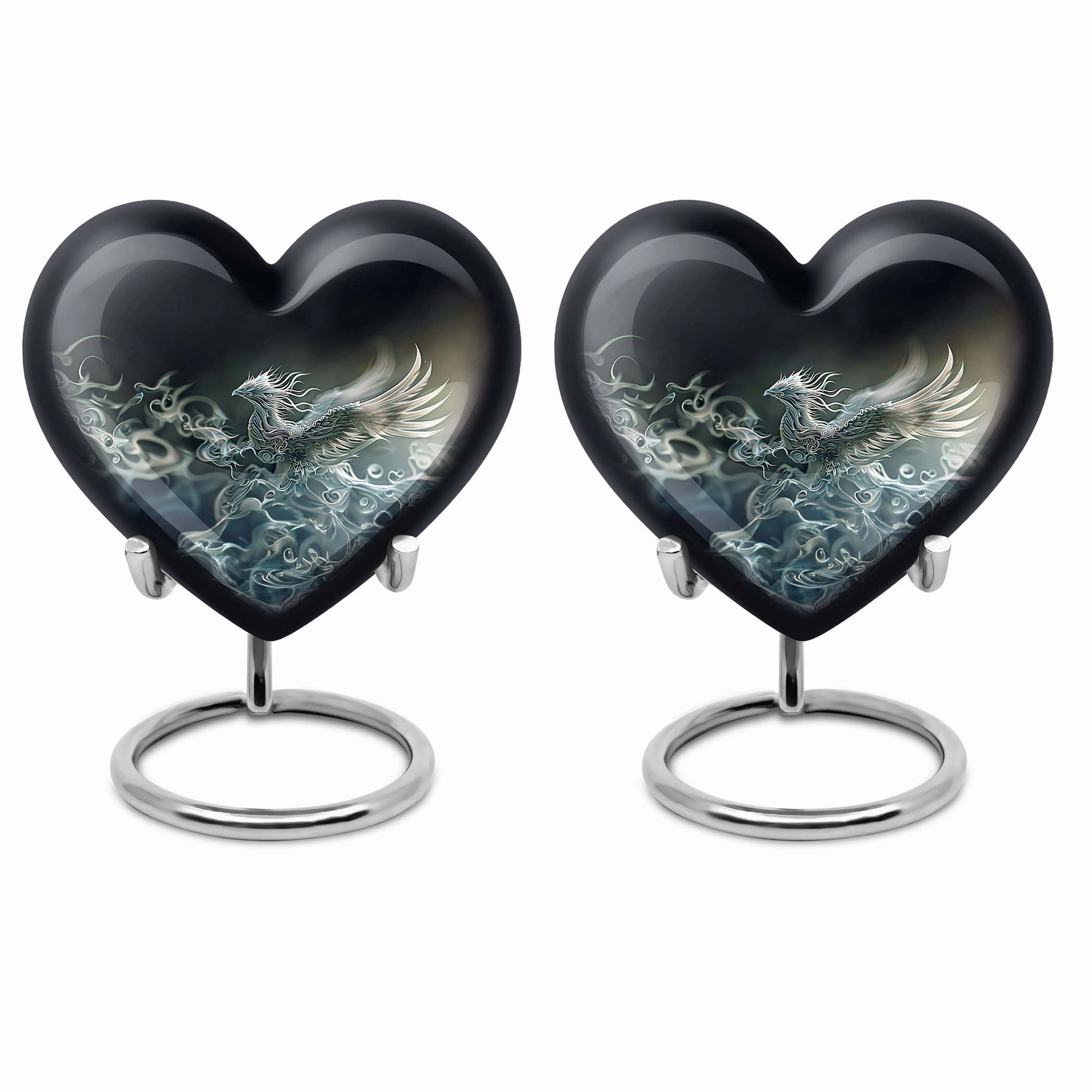 Phoenix Embrace: Cherished Dad Memorial Cremation Urn