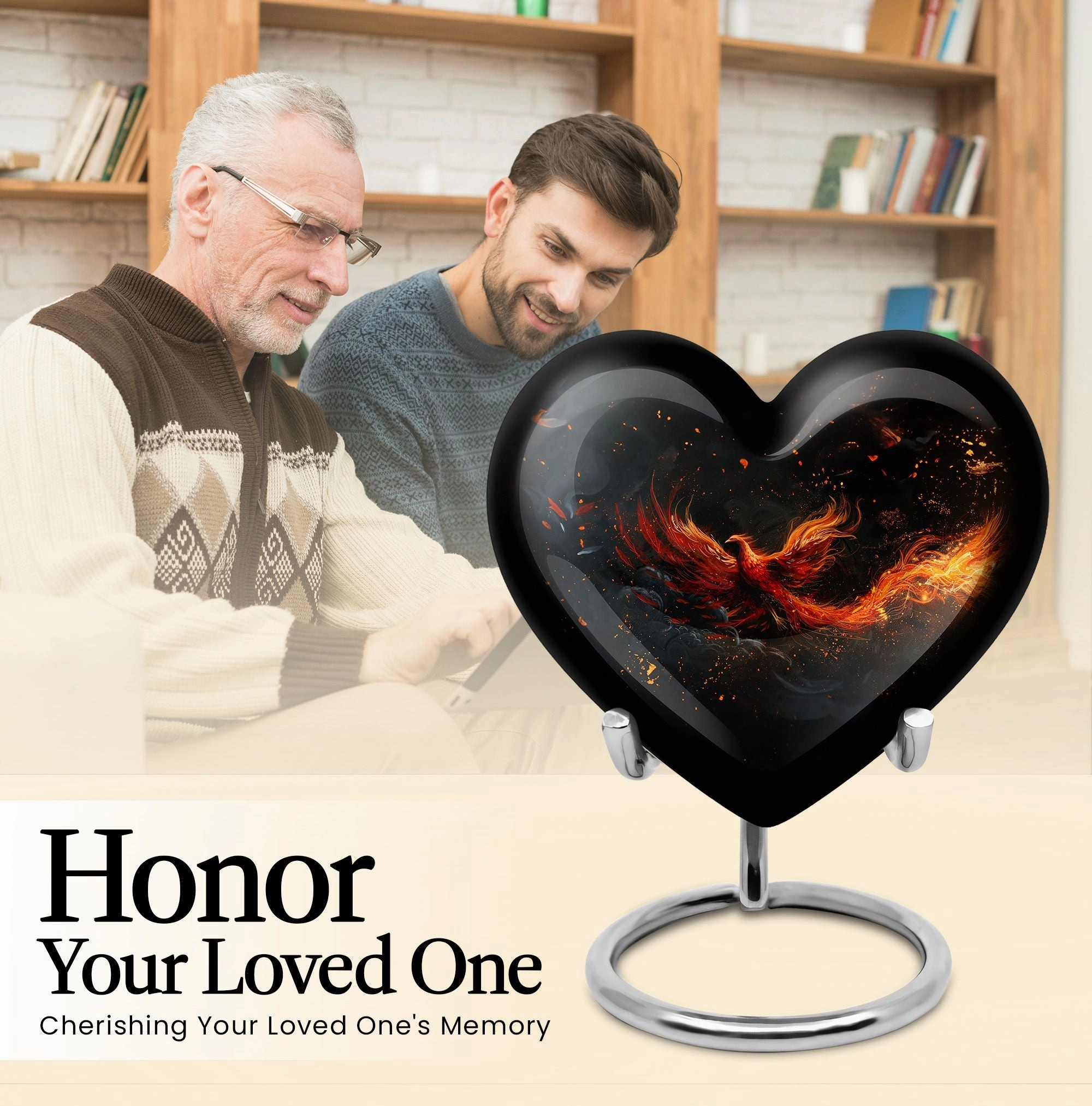 Phoenix Urn Infinite Comfort - Commemorating Life and Love