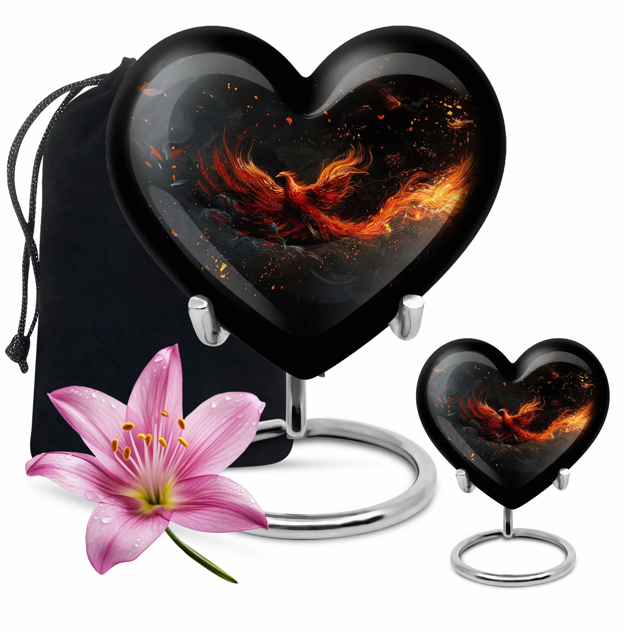Phoenix Urn Infinite Comfort - Commemorating Life and Love