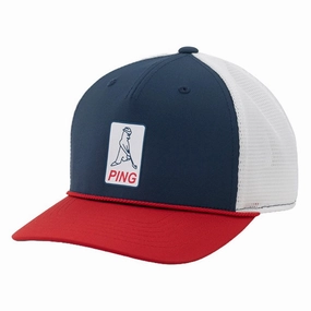 PING Karsten O.G Performance 241 Golf Cap Red/White/Blue - 24 Men