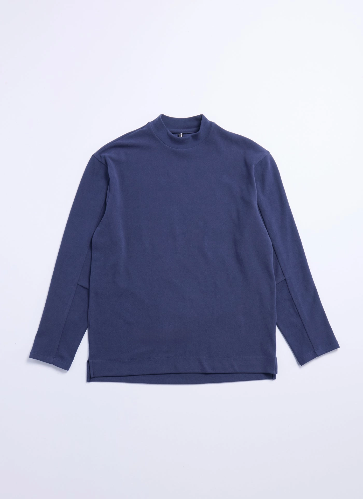 Polyester Velvet Fleece Mock Neck Top