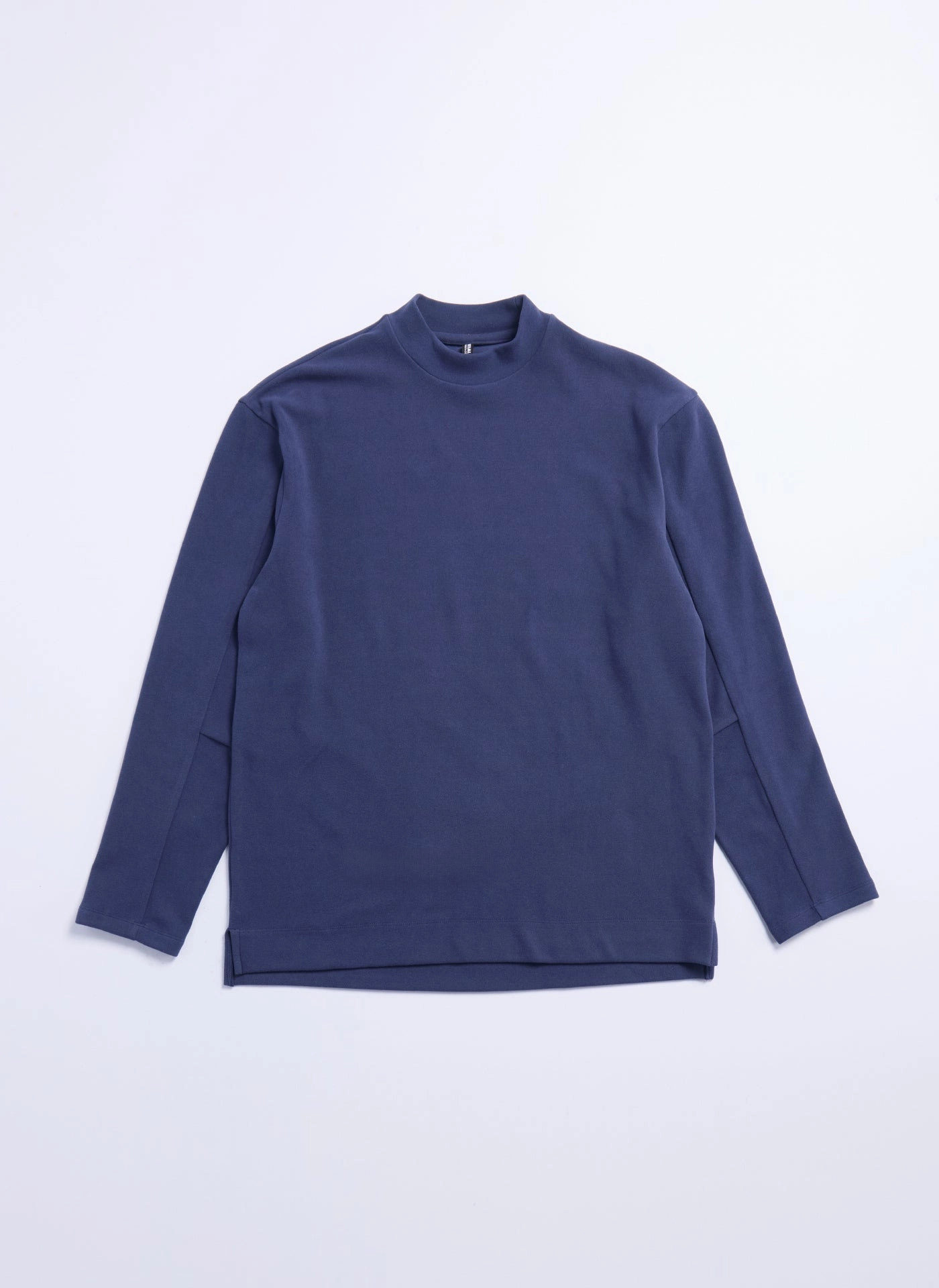 Polyester Velvet Fleece Mock Neck Top