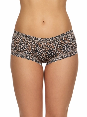 Printed Signature Lace® Boyshort Classic Leopard