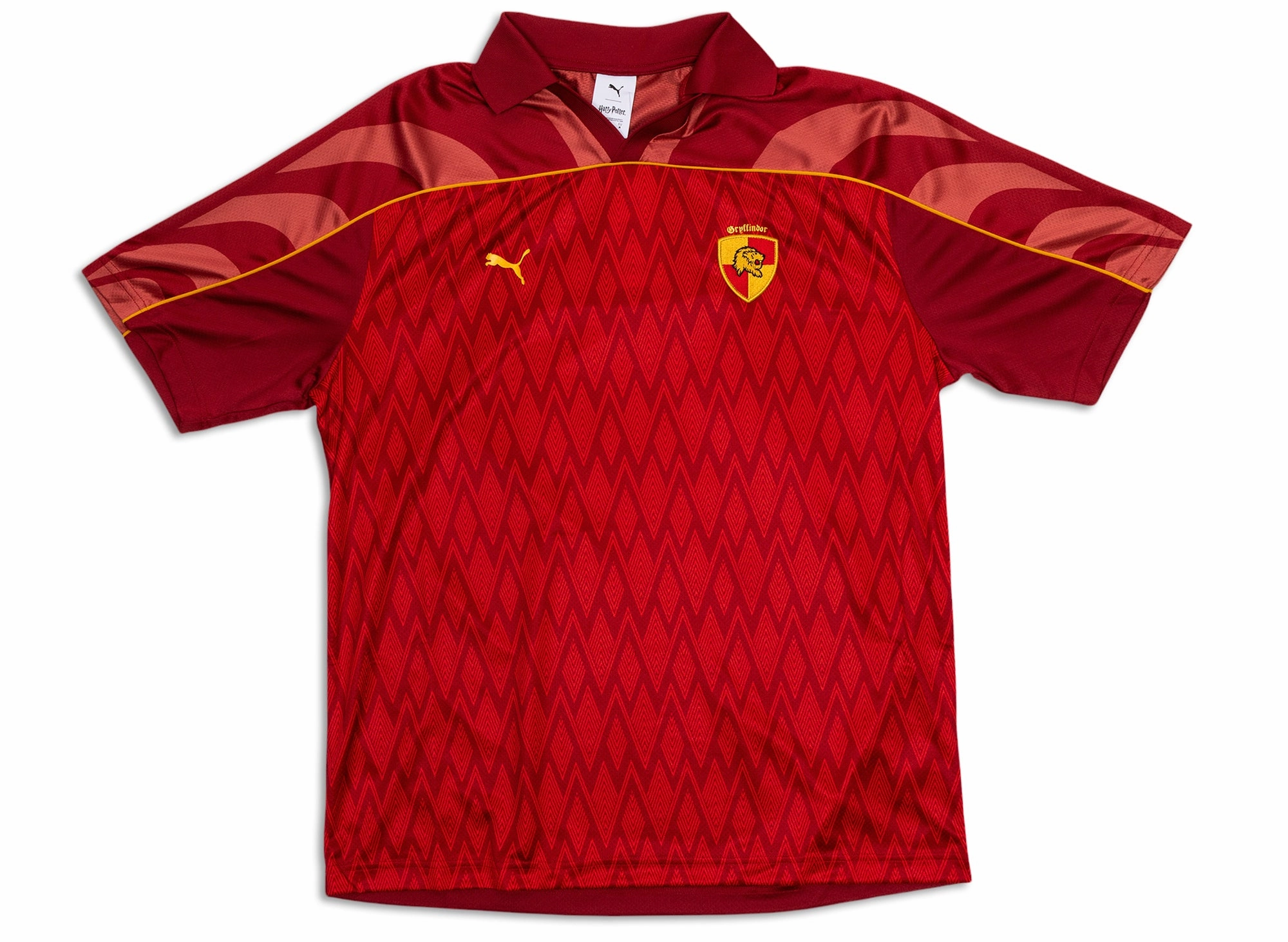 Puma x Harry Potter Relaxed Football Jersey in Dark Crimson xld