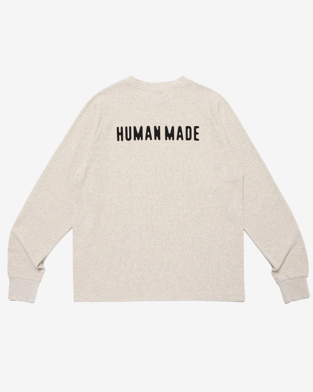 Raglan Sleeve L/S T-Shirt White