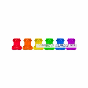 Rainbow Shot Glass Set