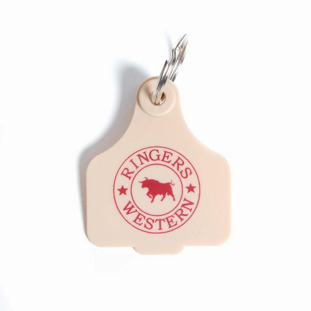 Ringers Western Cattle Tag - Biscuit