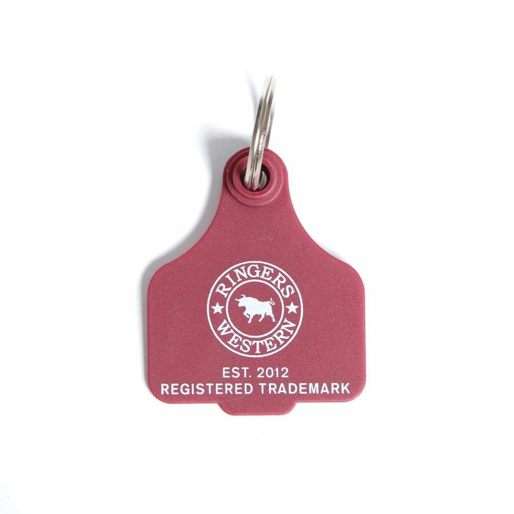 Ringers Western Cattle Tag - Burgundy