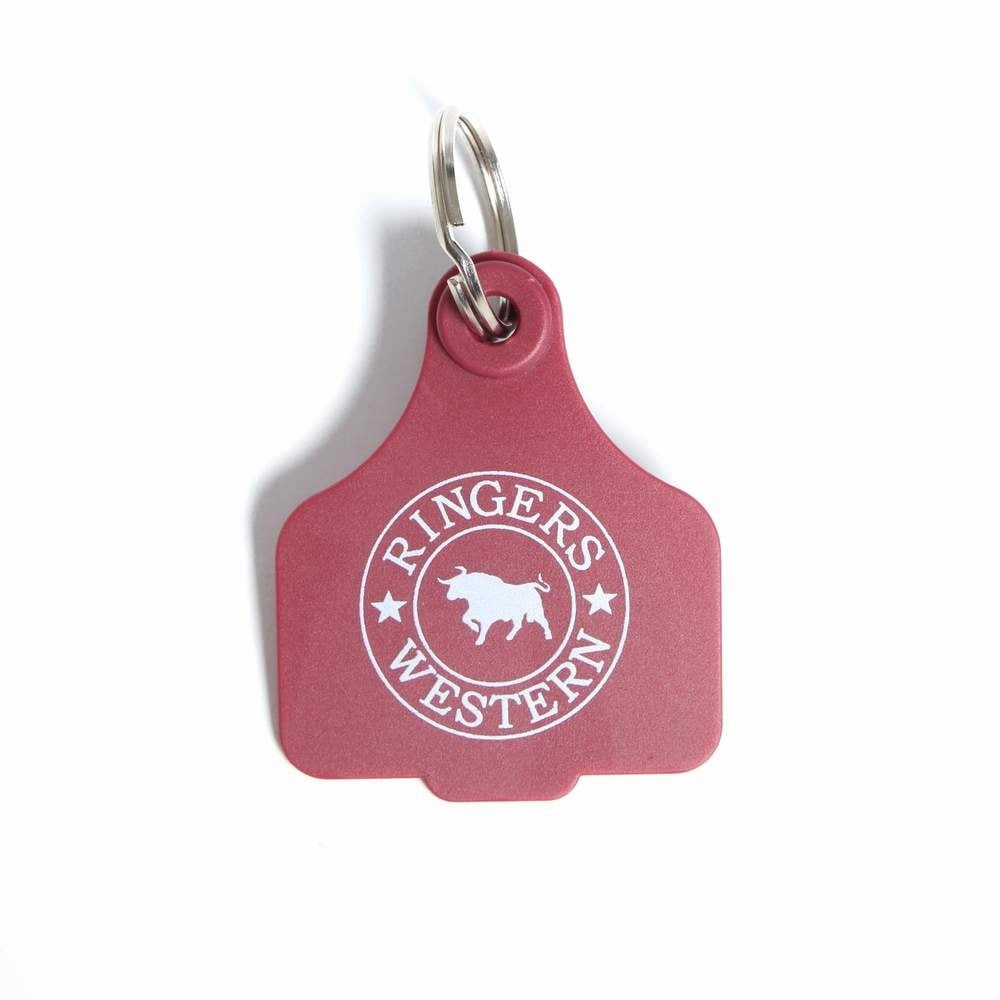 Ringers Western Cattle Tag - Burgundy