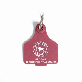 Ringers Western Cattle Tag - Burgundy