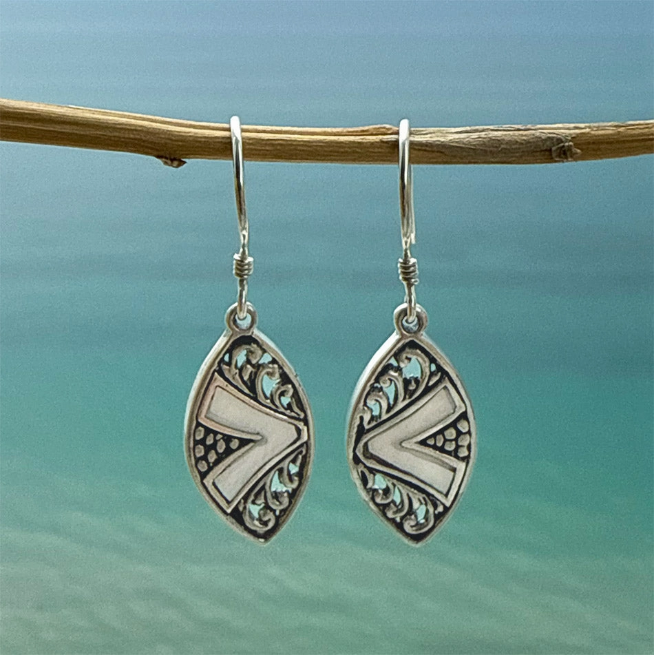 Seaside Mother-Of-Pearl Earrings - Sterling Silver, Indonesia